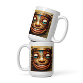 Cosmic Carousel White Glossy Mug - Beyond T-shirts